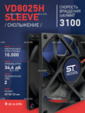 Вентилятор VD8025H sleeve (скольжение) 24V - st-e.info - Тамбов