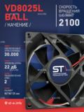 Вентилятор  VD8025L Ball (качения) 24V - st-e.info - Тамбов