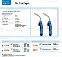Горелка для полуавтоматической сварки TBi 250 Expert, длина 5 m. - st-e.info - Тамбов