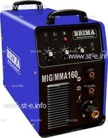 Сварочный полуавтомат инверторный одноблочный Brima MIG/MMA-160 - st-e.info - Тамбов