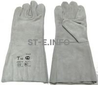 Перчатки-краги для сварщика пятипалые серые - st-e.info - Тамбов