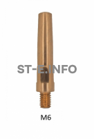 Наконечник М6*45*1,6 (для горелки qtb-500) Panasonic - st-e.info - Тамбов