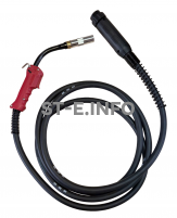 Сварочная горелка для полуавтомата QTB-500A длина кабеля 4 метра, евроадаптер - st-e.info - Тамбов