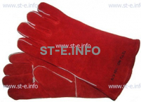 Перчатки-краги сварщика TETU 104 KEVLAR RED - st-e.info - Тамбов