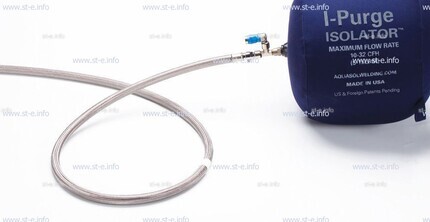 Односторонняя заглушка с трубкой и клапаном ISO 46" (1168 mm)  - st-e.info - Тамбов