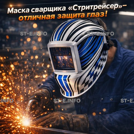Маска сварщика хамелеон "Стритрейсер" (YXE-958I PRO) - st-e.info - Тамбов