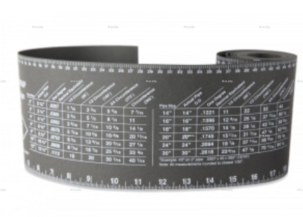 Лента для разметки труб 128mm*2130mm - st-e.info - Тамбов
