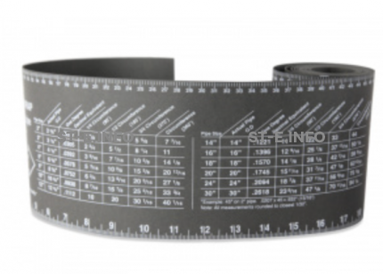 Лента для разметки труб 128mm*4000mm - st-e.info - Тамбов