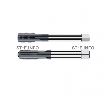 Метчик твердосплавные М14*2,0 машинный с прямой канавкой,  покрытие TiCN - st-e.info - Тамбов